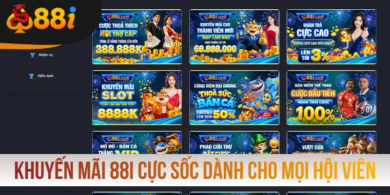 Khuyến mãi 88i cực sốc dành cho mọi hội viên